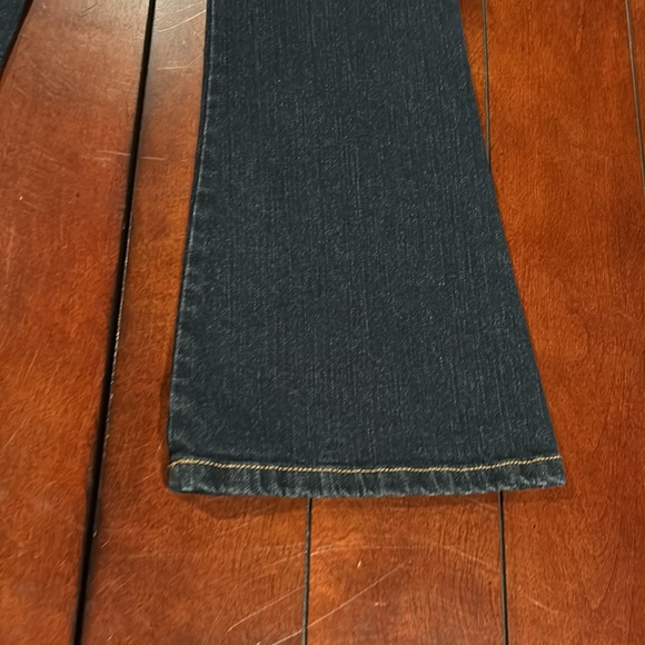 NWOT Gymboree 2008 Winter Snowflake Rhinestone Snowflake Denim Boot cut Jeans 8+ - Picture 10 of 15